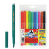 Фломастеры 10 ЦВЕТОВ CENTROPEN "Colour World", круглые, смываемые, 7550/10TP, 7 7550 1084 по низкой цене оптом 