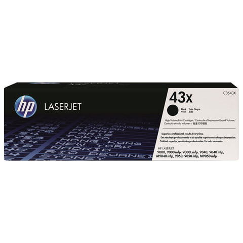 Картридж лазерный HP (C8543X) LaserJet 9000/9040/9050, №43X, оригинальный, 30000 страниц по низкой цене оптом 