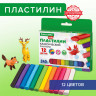 Пластилин классический BRAUBERG KIDS, 12 цветов, 240 г, ВЫСШЕЕ КАЧЕСТВО, 105873 по низкой цене оптом 