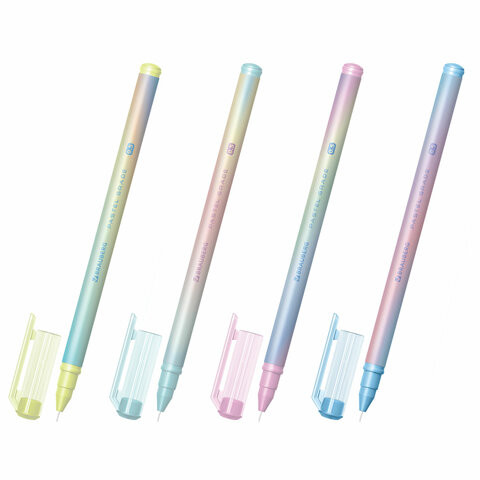 Ручка гелевая BRAUBERG GRADE PASTEL, СИНЯЯ, игольчатый узел 0,5 мм, линия письма 0,3 мм, 144284 по низкой цене оптом Ручка гелевая BRAUBERG GRADE PASTEL, СИНЯЯ, игольчатый узел 0,5 мм, линия письма 0,3 мм, 144284 по низкой цене оптом