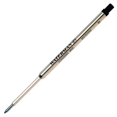 Стержень шариковый WATERMAN (Франция) "Standard Maxima", металлический 112 мм, 0,5 мм, черный, 1964017 по низкой цене оптом Краснодар, Москва, Уфа, Казань, Барнаул, Владивосток, Хабаровск, Сахалин, Красноярск, Екатеренбург, 