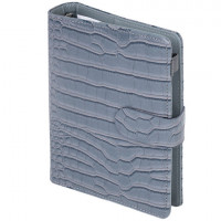 Ежедневник-органайзер недатированный B6 150x190мм BRAUBERG "Comodo", под кожу, 160л, серый, 116207