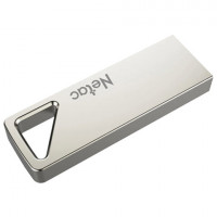Флеш-диск 32GB NETAC U326, USB 2.0, металл. корпус, серебристый, NT03U326N-032G-20PN