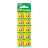 Батарейка GP Alkaline, A76 (G13, LR44), алкалиновая, 1 шт., в блистере (отрывной блок), A76-С10 по низкой цене оптом 