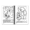 Книжка-раскраска А4, 8 л., HATBER, Сказка за сказкой, "Маша и медведь", 8Р4 00500, R129708 по низкой цене оптом 