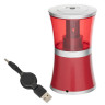 Точилка электрическая BRAUBERG "STYLE", питание от USB/4 батареек АА, красная, 223568 по низкой цене оптом Краснодар, Москва, Уфа, Казань, Барнаул, Владивосток, Хабаровск, Сахалин, Красноярск, Екатеренбург, 
