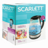Чайник SCARLETT SC-EK27G31, 1,7 л, 2200 Вт, закрытый нагревательный элемент, стекло, SC - EK27G31 по низкой цене оптом Краснодар, Москва, Уфа, Казань, Барнаул, Владивосток, Хабаровск, Сахалин, Красноярск, Екатеренбург, 