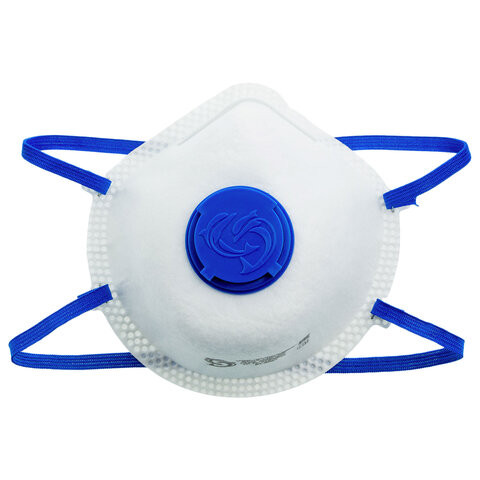 Респиратор противоаэрозольный, средний класс защиты FFP2, КОМПЛЕКТ 5 штук, с клапаном, Бриз-1104-1К по низкой цене оптом  Респиратор противоаэрозольный, средний класс защиты FFP2, КОМПЛЕКТ 5 штук, с клапаном, Бриз-1104-1К по низкой цене оптом