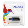 Флеш-диск 8 GB, A-DATA Classic C906, USB 2.0, черный, AC906-8G-RBK по низкой цене оптом 