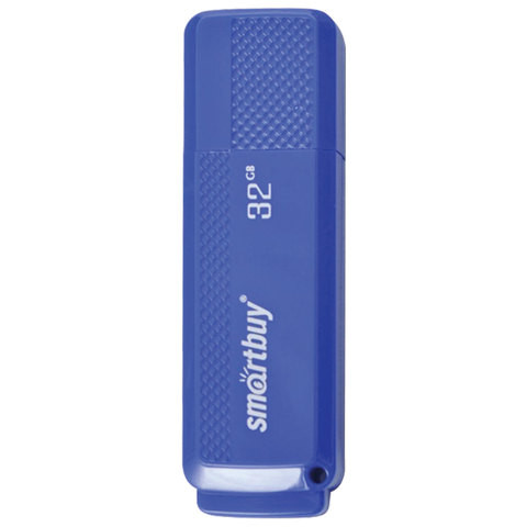 Флеш-диск 32 GB, SMARTBUY Dock, USB 2.0, синий, SB32GBDK-B по низкой цене оптом Краснодар, Москва, Уфа, Казань, Барнаул, Владивосток, Хабаровск, Сахалин, Красноярск, Екатеренбург, 
