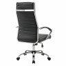 Кресло офисное BRABIX "Style EX-528", экокожа, хром, черное, 531947 по низкой цене оптом 