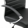 Кресло офисное BRABIX "Style EX-528", экокожа, хром, черное, 531947 по низкой цене оптом 
