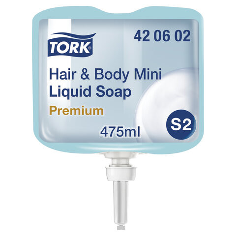 Картридж с жидким мылом-гелем одноразовый TORK (Система S2) Premium, 0,475 л, 420602 по низкой цене оптом  Картридж с жидким мылом-гелем одноразовый TORK (Система S2) Premium, 0,475 л, 420602 по низкой цене оптом