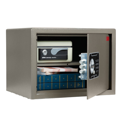 Сейф AIKO "ТМ-25EL", 250х340х280 мм, 10 кг, электронный замок, полка по низкой цене оптом 