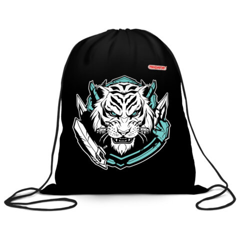 Мешок для обуви ПИФАГОР, 1 отделение, 40х32 см, White tiger, 272389 по низкой цене оптом 