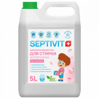 Гель для стирки гипоаллергенный 5л SEPTIVIT "Детский", ш/к 69187