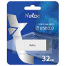 Флеш-диск 32GB NETAC U185, USB 3.0, белый, NT03U185N-032G-30WH по низкой цене оптом Краснодар, Москва, Уфа, Казань, Барнаул, Владивосток, Хабаровск, Сахалин, Красноярск, Екатеренбург, 