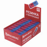 Ластик BRAUBERG "Assistant 80", 41х14х8 мм, красно-синий, прямоугольный, скошенные края, 221034 по низкой цене оптом Краснодар, Москва, Уфа, Казань, Барнаул, Владивосток, Хабаровск, Сахалин, Красноярск, Екатеренбург, 