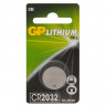 Батарейка GP Lithium, CR2032, литиевая, 1 шт., в блистере, CR2032-C1 по низкой цене оптом Краснодар, Москва, Уфа, Казань, Барнаул, Владивосток, Хабаровск, Сахалин, Красноярск, Екатеренбург, 