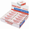 Ластик большой ОФИСМАГ, 60х20х11 мм, белый, прямоугольный, картонный держатель, 222469 по низкой цене оптом 