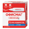 Ручка-корректор ОФИСМАГ, 12 мл, металлический наконечник, 225216 по низкой цене оптом 