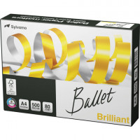 Бумага офисная А4, 80 г/м2, 500 л., марка А, BALLET BRILLIANT, ColorLok, Россия, 168% (CIE), BALBR080X501