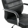 Кресло офисное BRABIX "Stark EX-547", экокожа, хром, черное, 531948 по низкой цене оптом 
