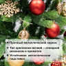 Ель новогодняя искусственная "Christmas Beauty" 210 см, литой ПЭТ+ПВХ, зеленая, ЗОЛОТАЯ СКАЗКА, 591314 по низкой цене оптом 
