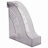 Лоток вертикальный для бумаг BRAUBERG "Office", 255х95х290 мм, тонированный серый, 237230 по низкой цене оптом 