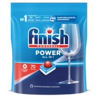 Таблетки для посудомоечных машин 70шт FINISH Power All in 1, ш/к 95965, 3213237
