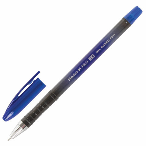 Ручка шариковая масляная BRAUBERG "Model-M PRO", СИНЯЯ, узел 0,5 мм, линия письма 0,25 мм, 143252 по низкой цене оптом Краснодар, Москва, Уфа, Казань, Барнаул, Владивосток, Хабаровск, Сахалин, Красноярск, Екатеренбург, 