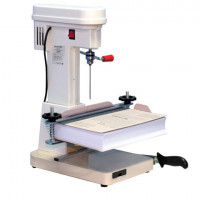 Станок для архивного переплета модель "M268", 250Вт, с лотком, сшивка до 100мм, CROME, 532908