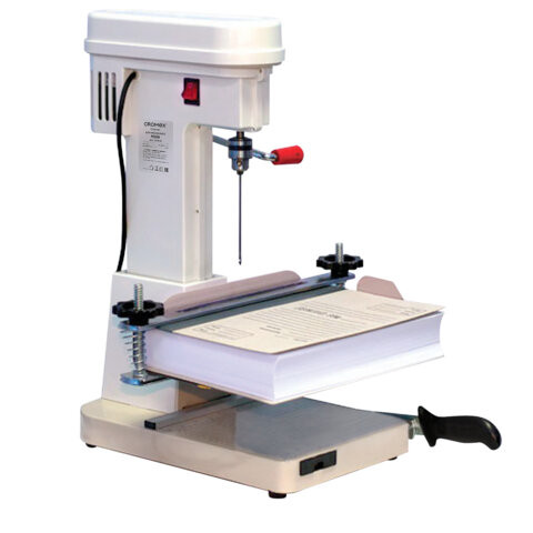 Станок для архивного переплета модель "M268", 250Вт, с лотком, сшивка до 100мм, CROME, 532908 по низкой цене оптом 