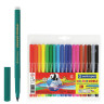 Фломастеры 18 ЦВЕТОВ CENTROPEN "Colour World", круглые, смываемые, вентилируемый колпачок, 7550/18TP, 7 7550 1884 по низкой цене оптом 