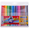 Фломастеры 18 ЦВЕТОВ CENTROPEN "Colour World", круглые, смываемые, вентилируемый колпачок, 7550/18TP, 7 7550 1884 по низкой цене оптом 