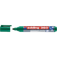 Маркер для белых досок edding 360, круглый наконечник, 1.5-3 мм Зеленый