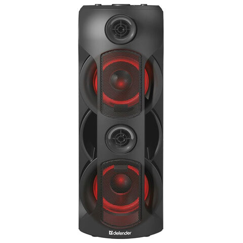Колонка портативная DEFENDER G78, 2.0, 70 Вт, Bluetooth, FM-тюнер, microSD, чёрная, 65178 по низкой цене оптом Краснодар, Москва, Уфа, Казань, Барнаул, Владивосток, Хабаровск, Сахалин, Красноярск, Екатеренбург, 