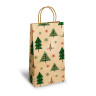 Пакет подарочный КОМПЛЕКТ 10 штук 12x8x25см, "Kraft Xmas Tree", ЗОЛОТАЯ СКАЗКА, 591963 по низкой цене оптом Краснодар, Москва, Уфа, Казань, Барнаул, Владивосток, Хабаровск, Сахалин, Красноярск, Екатеренбург, 