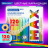 Карандаши цветные супермягкие яркие классические BRAUBERG MAX 120 цветов, шестигранные, натуральное дерево, грифель 3,3 мм, 182006 по низкой цене оптом Краснодар, Москва, Уфа, Казань, Барнаул, Владивосток, Хабаровск, Сахалин, Красноярск, Екатеренбург, 