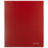 Папка на 2 кольцах BRAUBERG "Стандарт", 40 мм, красная, до 300 листов, 0,9 мм, 270480
