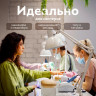 Настольная лампа светильник на струбцине, Е27, 40 Вт, белый, высота 75 см, DASWERK, 238323 по низкой цене оптом Краснодар, Москва, Уфа, Казань, Барнаул, Владивосток, Хабаровск, Сахалин, Красноярск, Екатеренбург, 