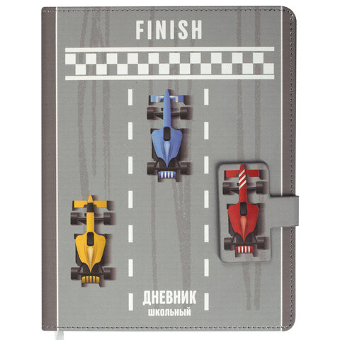 Дневник 1-4 класс 48 л., обложка кожзам (твердая), застежка, ЮНЛАНДИЯ, "ГОНКИ", 105959 по низкой цене оптом Дневник 1-4 класс 48 л., обложка кожзам (твердая), застежка, ЮНЛАНДИЯ, "ГОНКИ", 105959 по низкой цене оптом