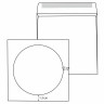 Конверты для CD/DVD (125х125 мм) с окном, бумажные, клей декстрин, КОМПЛЕКТ 100 шт., 201070.100 по низкой цене оптом Краснодар, Москва, Уфа, Казань, Барнаул, Владивосток, Хабаровск, Сахалин, Красноярск, Екатеренбург, 