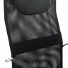 Кресло офисное BRABIX "Fit EX-514", с подголовником, хром, черное, 531949 по низкой цене оптом 
