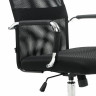 Кресло офисное BRABIX "Fit EX-514", с подголовником, хром, черное, 531949 по низкой цене оптом 