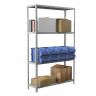 Стеллаж металлический BRABIX "MS Plus-185/50-4", 1850х1000х500 мм, 4 полки, регулируемые опоры, 291106, S241BR155402 по низкой цене оптом 