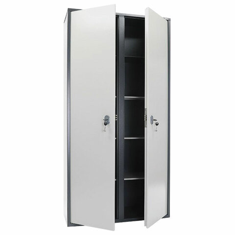 Шкаф металлический для документов AIKO "SL-185/2" ГРАФИТ, 1800х920х340 мм, 85 кг, S10799182002 по низкой цене оптом 