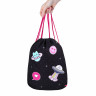 Мешок для обуви BRAUBERG PREMIUM, карман, подкладка, светоотражайка, 43х33 см, Space sweets, 272422 по низкой цене оптом 