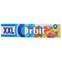 Жевательная резинка ORBIT (Орбит) XXL "Клубника-банан", 15 подушечек, 20,4 г, 46146632