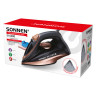 Утюг паровой SONNEN SI-6680, 2200 Вт, керамическое покрытие, антикапля, черный/розовый, 456997 по низкой цене оптом 